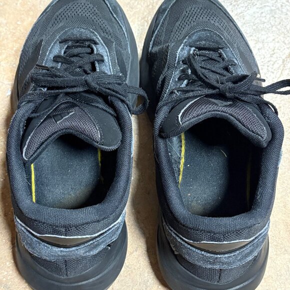 Mens Adidas Lightshift Running Athletic Shoes Suede Mesh 11.5 Black - Picture 3 of 16